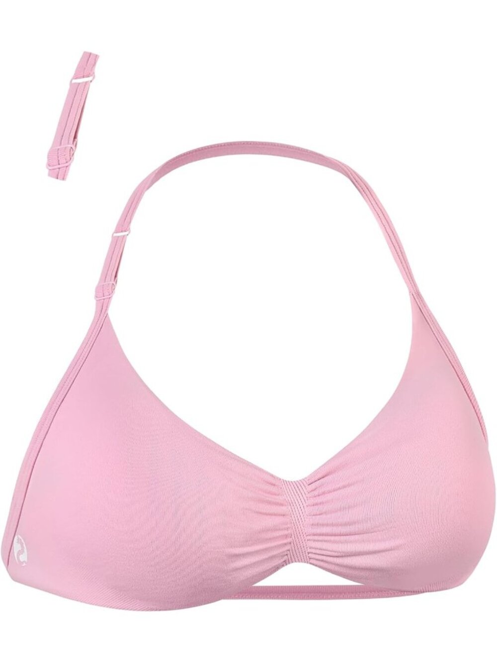 Seamless Halter Sports Bra with Adjustable Straps for Women - Comfort & Support